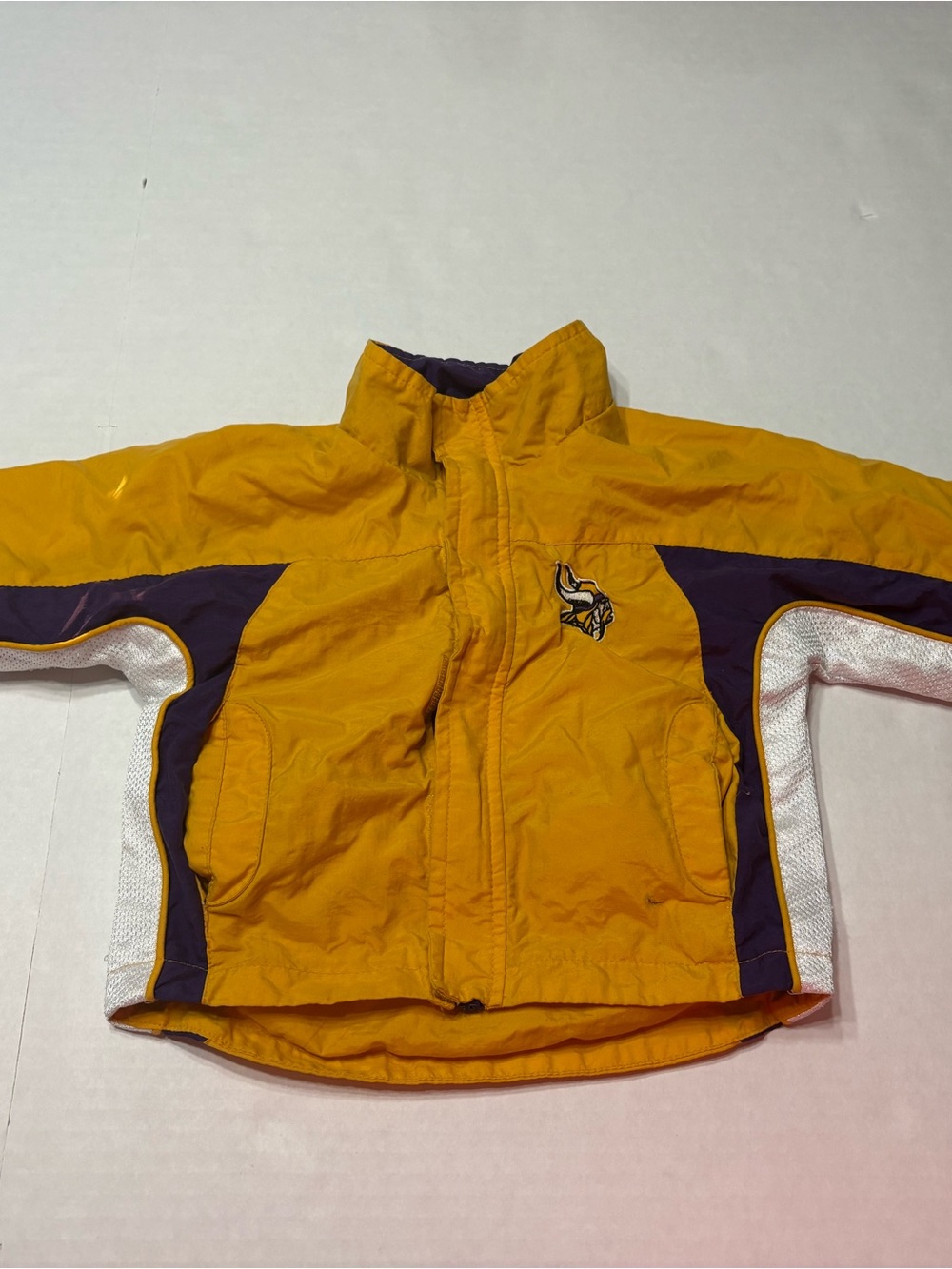 NFL Yellow and Purple Kids Puffer Jacket